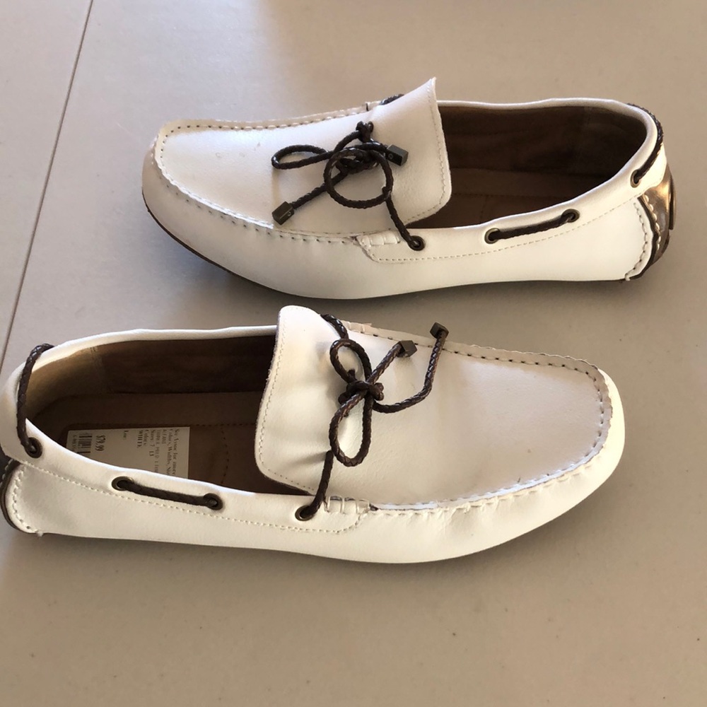 Men’s leather Alfani driving shoes
